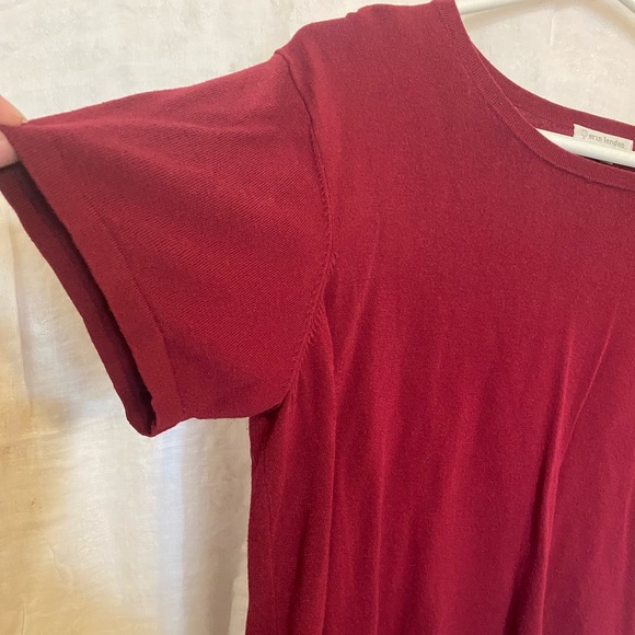 Erin London XL Cranberry Shirt Sleeve Like New Women’s Top - Picture 3 of 4